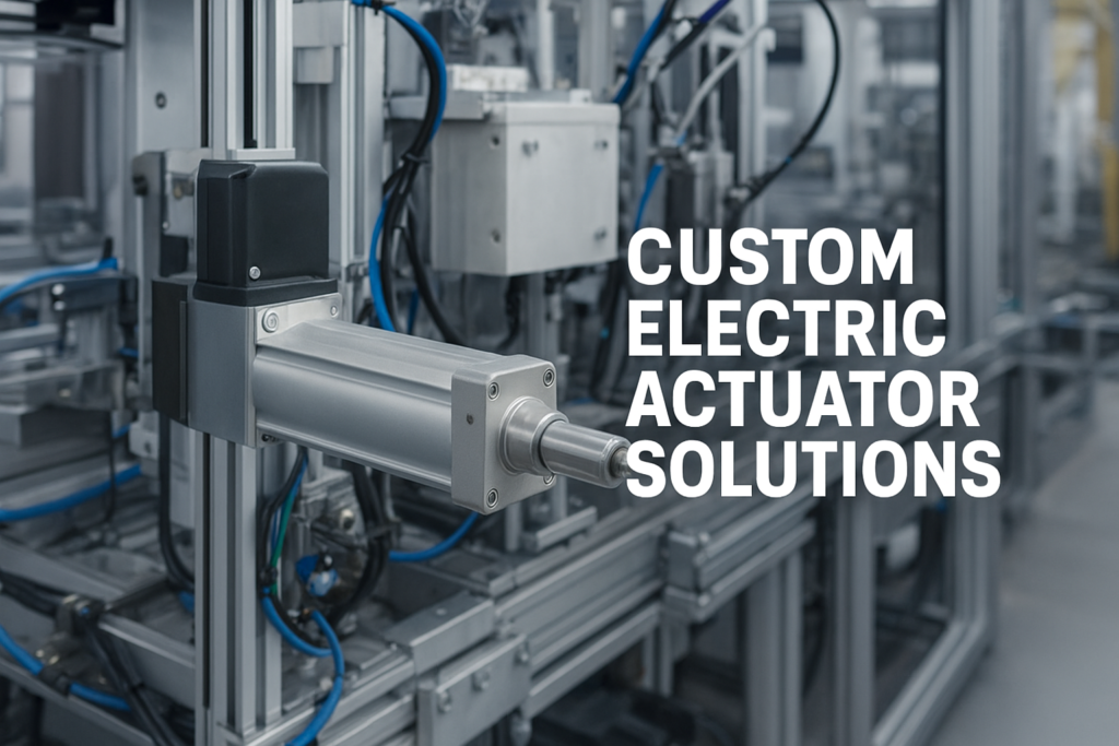 Custom Electric Actuator Solutions for OEMs and Machine Builders