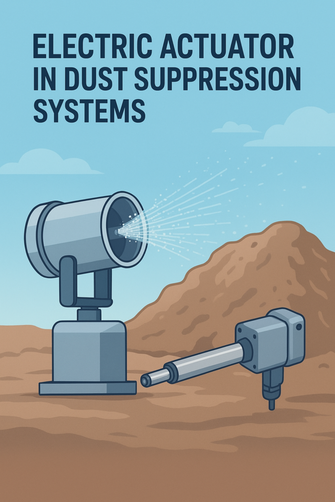 Electric Actuator Integration in Dust Suppression Systems