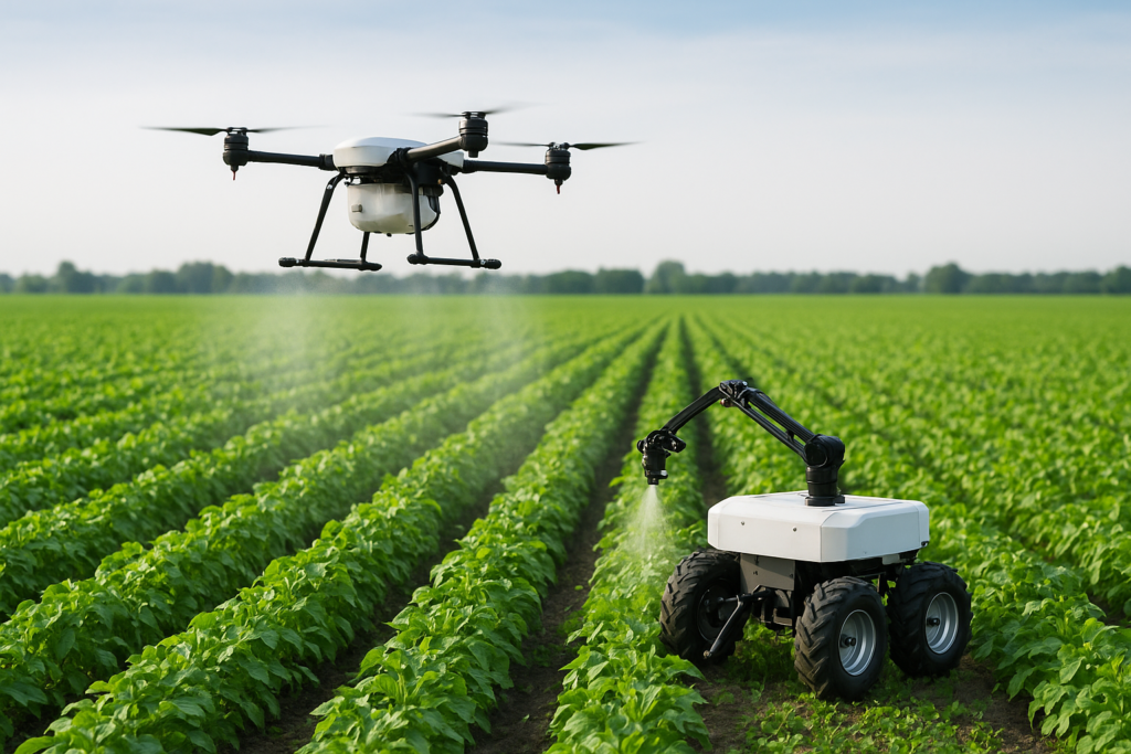 Using Linear Actuators in Agricultural Drones and Robotics