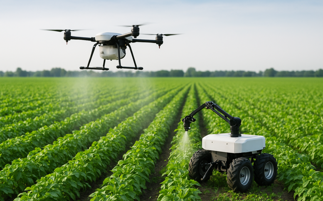 Using Linear Actuators in Agricultural Drones and Robotics
