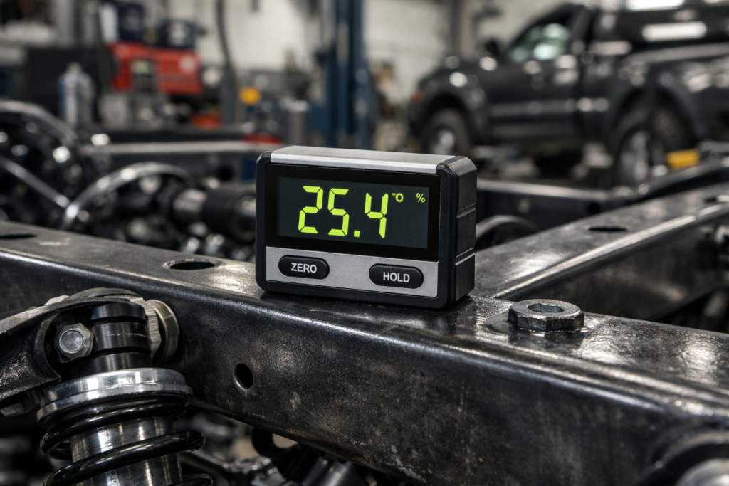 Digital Inclinometer in Vehicle Construction