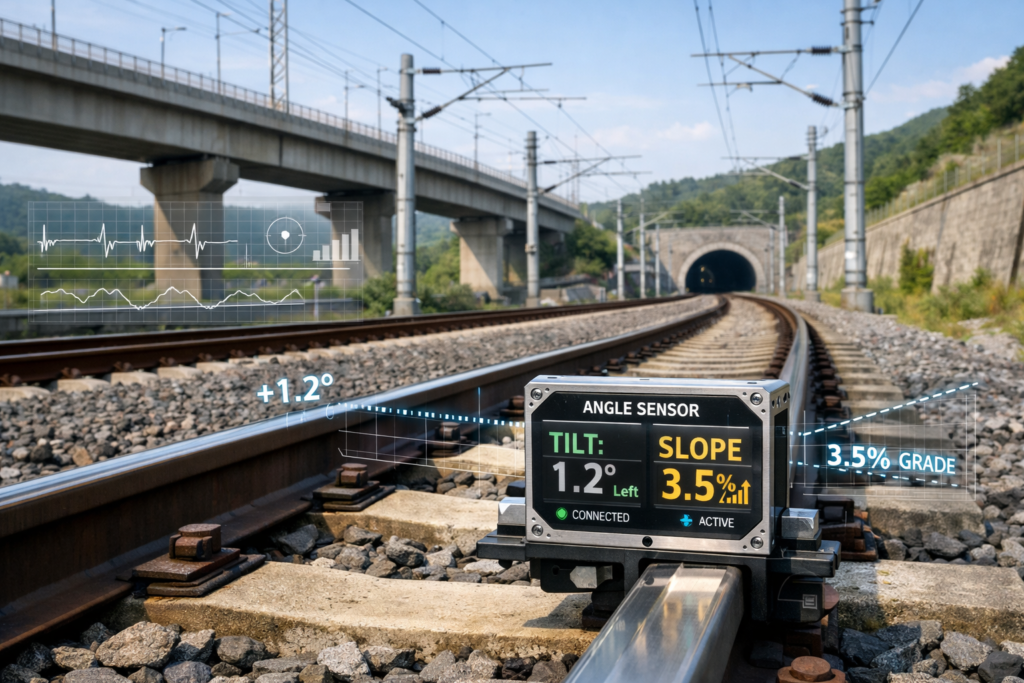 Digital Angle Inclinometer Usage in Railway Technology