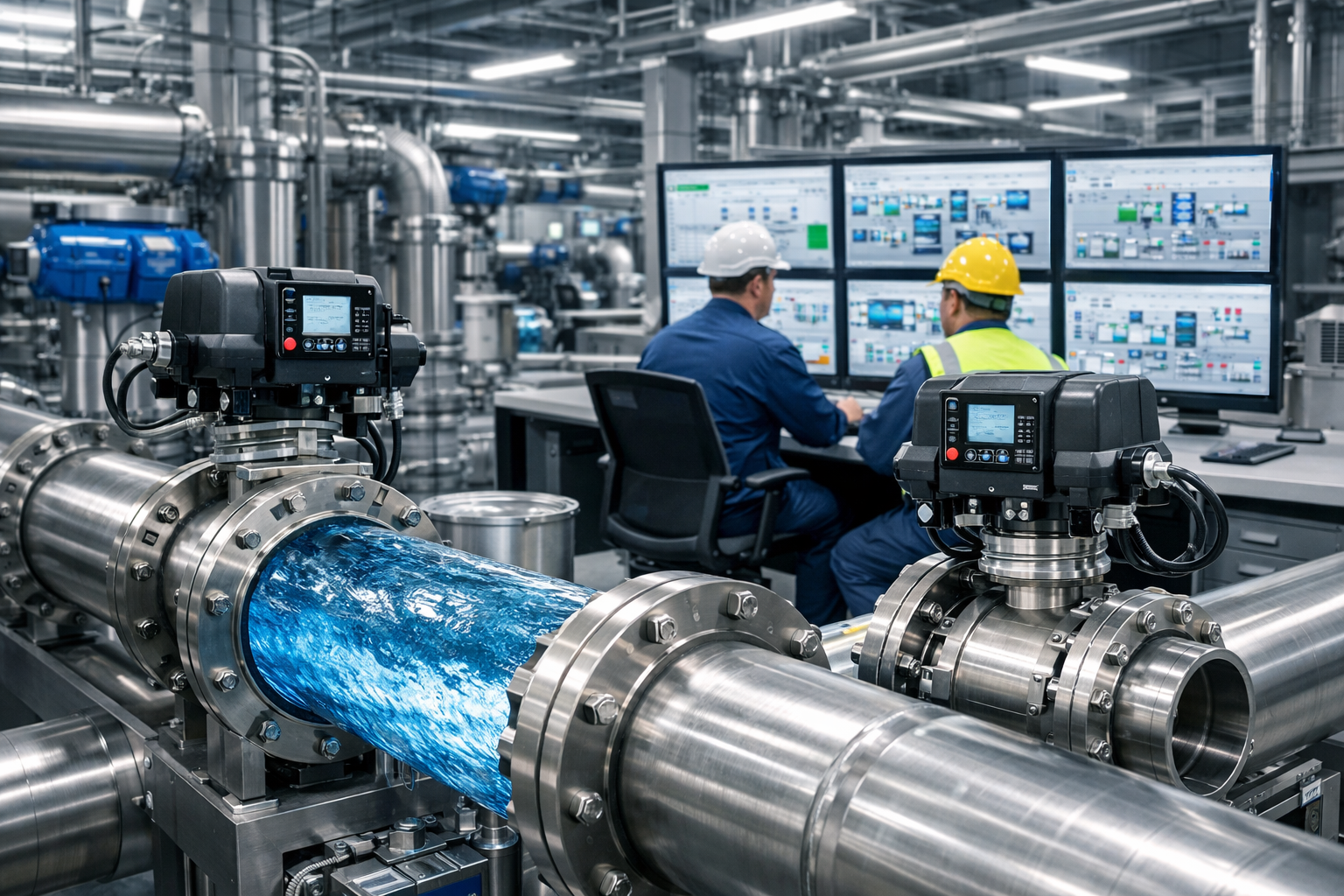 How Water Treatment Industrial Valves Using the powerful Valve Controller