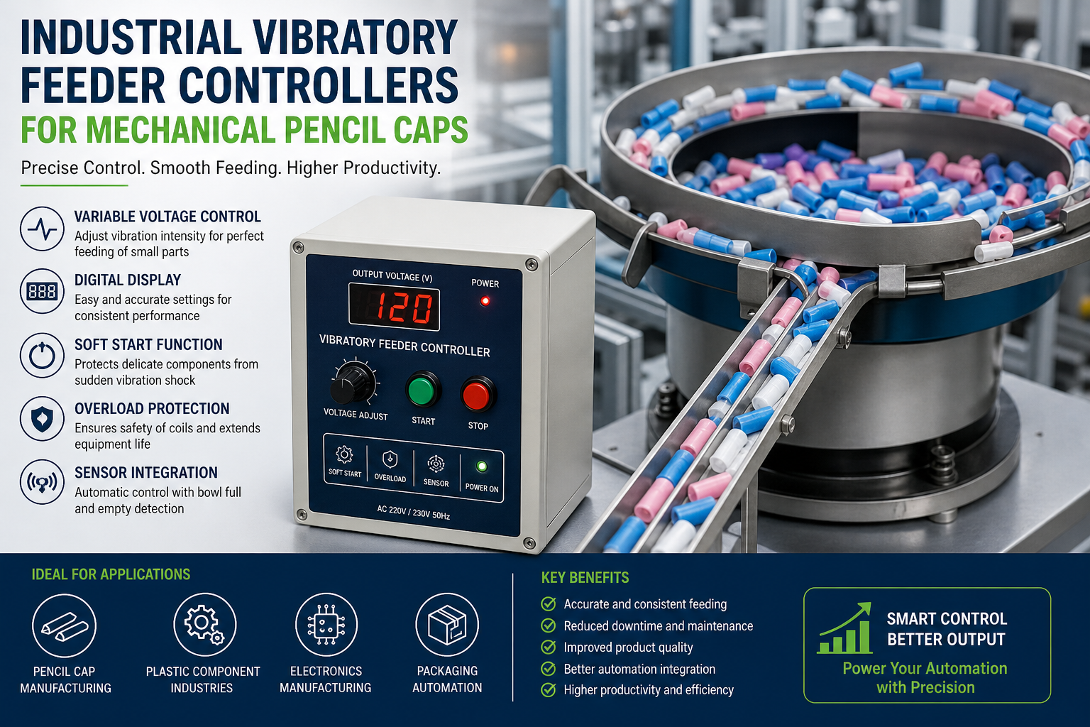 New Vibratory Feeder Controllers for Mechanical Pencil Caps: Buying Tips and Best Models Feeding