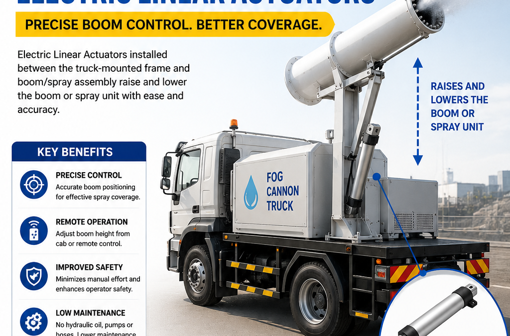 Truck Mounted Systems with Electric Linear Actuators